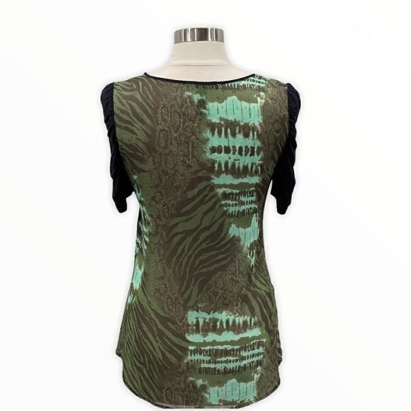 INC International Concepts Ruched Half Sleeves Top - Picture 3 of 10